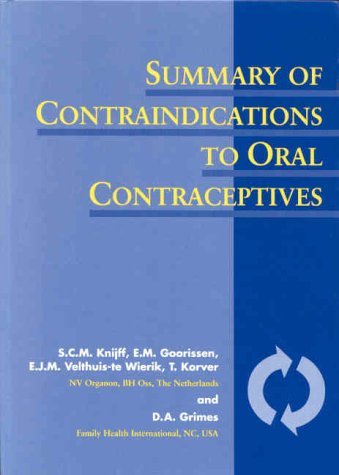 9781850706915: Summary of Contraindications with Oral Contraceptives: v. 2 (Summary of Oral Contraceptive Data S.)