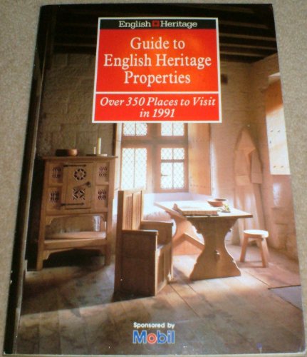 Beispielbild fr Guide to English Heritage Properties 1991 zum Verkauf von AwesomeBooks