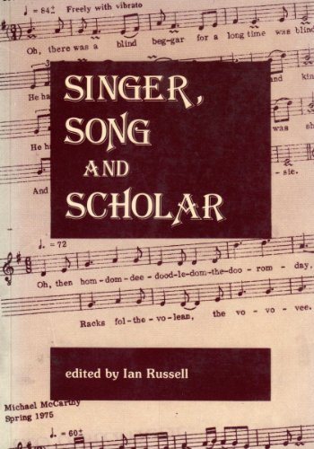 9781850750543: Singer, Song and Scholar