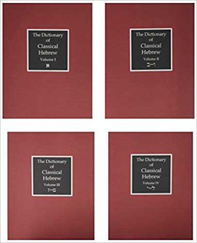 Beispielbild fr The Dictionary of Classical Hebrew. Ed. by David J.A.Clines. Vol. I-IV. zum Verkauf von Antiquariat Kai Gro