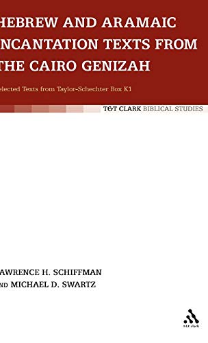 9781850752851: Hebrew and Aramaic Incantation Texts from the Cairo Genizah: Selected Texts from Taylor-Schechter Box K1: 01 (Semitic Texts and Studies)