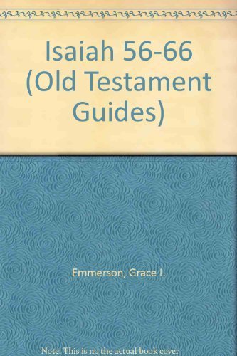 9781850753827: Isaiah 56-66: 21 (Old Testament Guides S.)