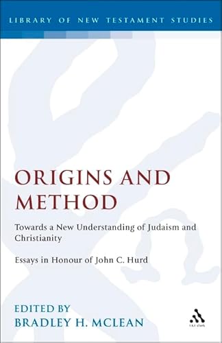 Beispielbild fr Origins and Method: Towards a New Understanding of Judaism and Christianity. zum Verkauf von Anybook.com