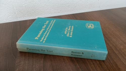 Beispielbild fr Pursuing the Text: Studies in Honor of Ben Zion Wacholder on the Occasion of his Seventieth Birthday. zum Verkauf von Henry Hollander, Bookseller