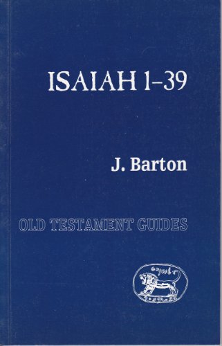 9781850755418: Isaiah 1-39 (Old Testament Guides)