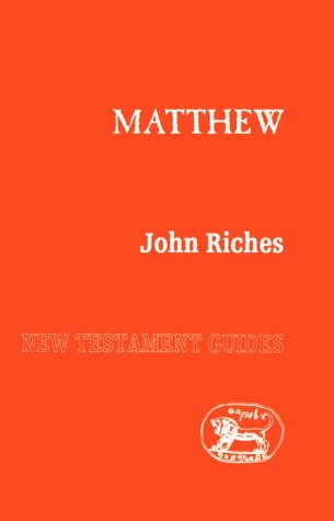 Beispielbild fr Matthew (New Testament Guides Ser.) zum Verkauf von HPB-Red