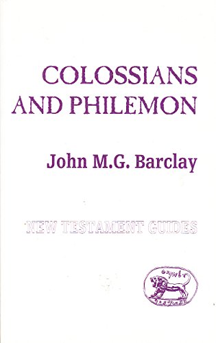 Stock image for Colossians and Philemon (New Testament Guides, 12) for sale by Regent College Bookstore