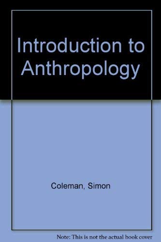 Imagen de archivo de Introduction to Anthropology a la venta por AwesomeBooks