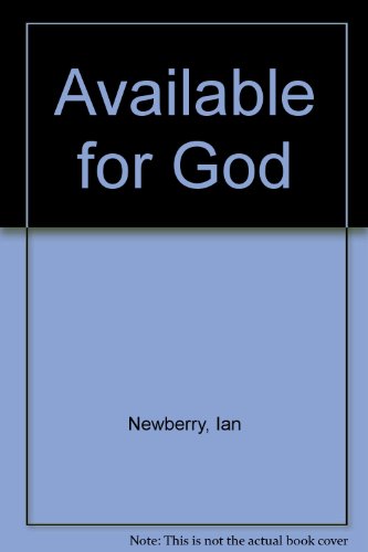 Beispielbild fr Available for God zum Verkauf von WorldofBooks
