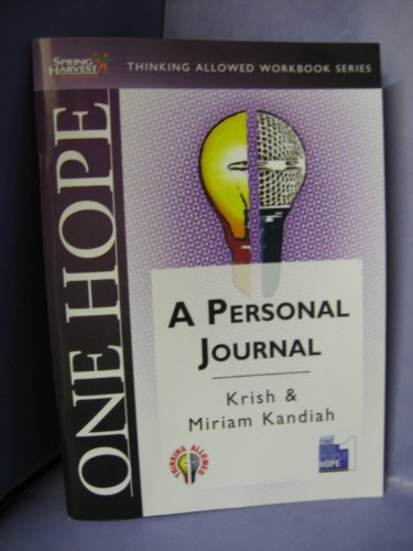 Imagen de archivo de One Hope: A Personal Journey (Thinking Allowed Workbook) a la venta por AwesomeBooks