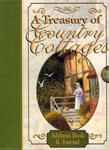 Stock image for A Treasury of Country Cottages Address Book & Journal [Boxed Set] for sale by Once Upon A Time Books