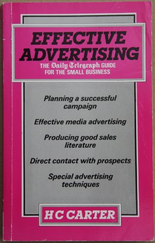 Beispielbild fr Daily Telegraph" Guide to Effective Advertising for the Small Business zum Verkauf von Goldstone Books