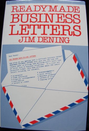 Imagen de archivo de Ready Made Business Letters. a la venta por J J Basset Books, bassettbooks, bookfarm.co.uk