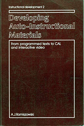 Imagen de archivo de Developing Auto-Instructional Materials a la venta por MyLibraryMarket