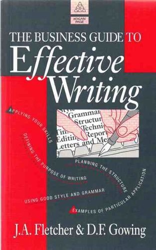 Imagen de archivo de The Business Guide to Effective Writing a la venta por WorldofBooks