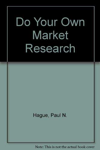Imagen de archivo de Do Your Own Market Research a la venta por Studibuch