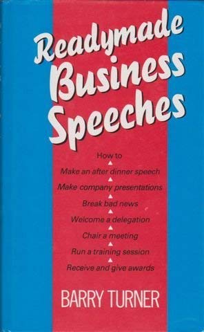 Beispielbild fr Ready-made Business Speeches zum Verkauf von Reuseabook