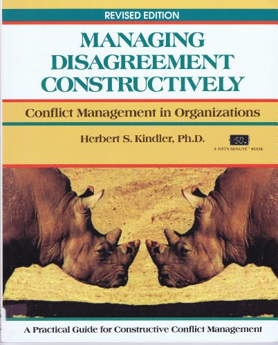 9781850918127: Managing Disagreement Constructively