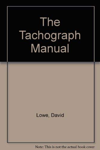 9781850919339: The Tachograph Manual