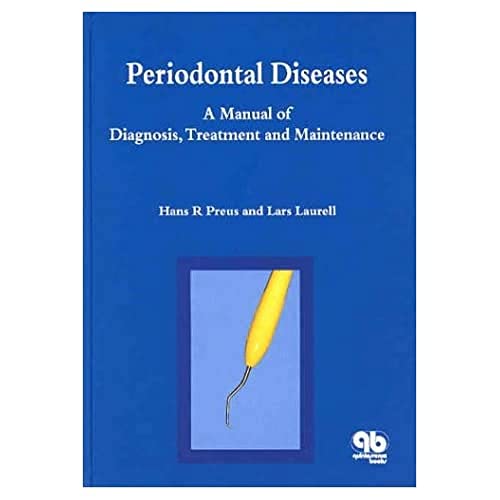 9781850970729: Periodontal Diseases A Manual of Diagnosis, Treatment and Maintenance