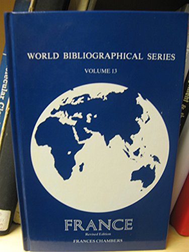 9781851090822: France (World Bibliographical Series)