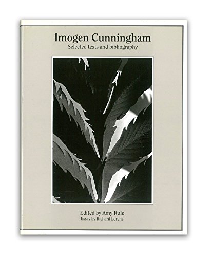 Imogen Cunningham Selected Texts and Bibliography