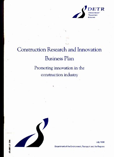 Imagen de archivo de Construction Research and Innovation Business Plan a la venta por Phatpocket Limited
