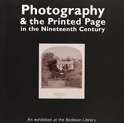 Beispielbild fr Photography and the Printed Page in the 19th Century zum Verkauf von medimops