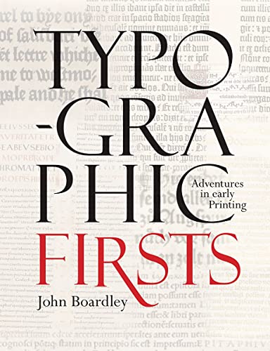 Stock image for Typographic Firsts for sale by Save With Sam