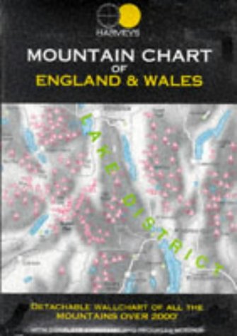 9781851372331: Mountain Chart of England and Wales