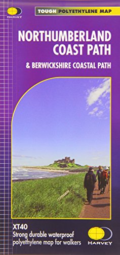 9781851375226: Northumberland Coast Path: & Berwickshire Coastal Path (Trail Map XT40)