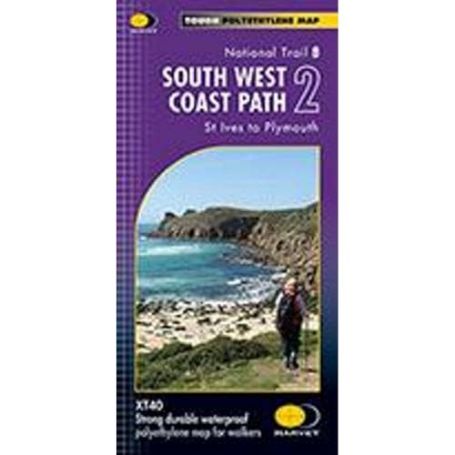 Beispielbild fr South West Coast Path 2 XT40: St Ives to Plymouth (Route Maps) (Trail Map XT40) zum Verkauf von AwesomeBooks