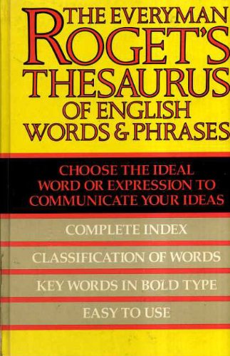 Imagen de archivo de Thesaurus of English Words and Phrases a la venta por WorldofBooks