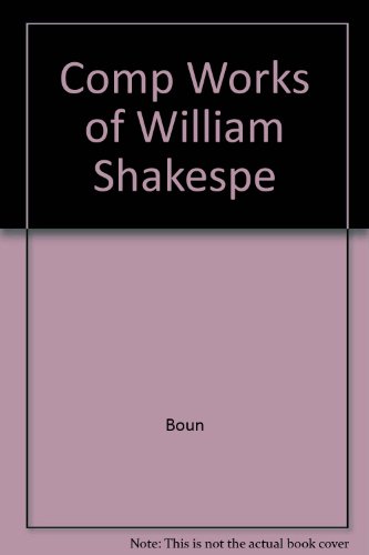 Imagen de archivo de Comp Works of William Shakespe a la venta por AwesomeBooks