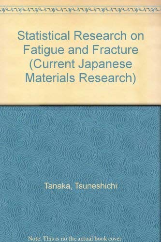 9781851660926: Statistical Research on Fatigue and Fracture