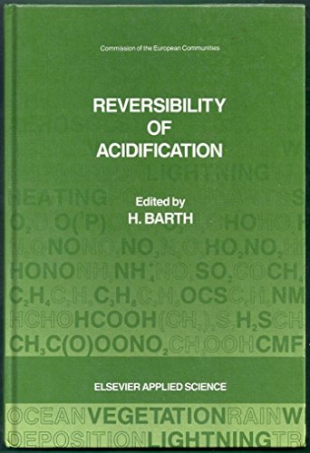 Beispielbild fr Reversibility of Acidification zum Verkauf von Phatpocket Limited