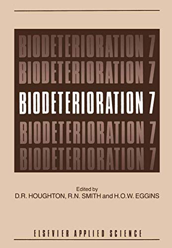 Imagen de archivo de Biodeterioration 7 a la venta por Zubal-Books, Since 1961