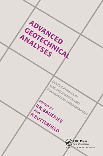 9781851666232: Advanced Geotechnical Analyses: Developments in Soil Mechanics and Foundation Engineering - 4