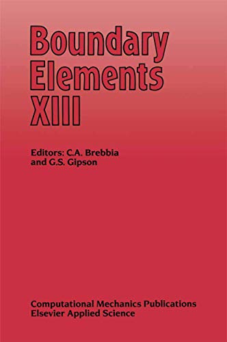 Stock image for Boundary Elements XIII (v. 2) for sale by dsmbooks