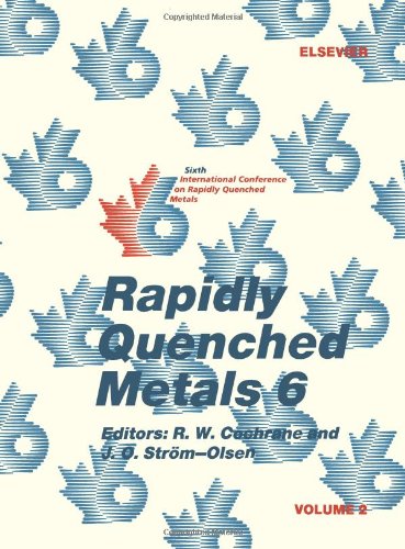Imagen de archivo de Rapidly Quenched Metals 6 Volume 2 a la venta por medimops