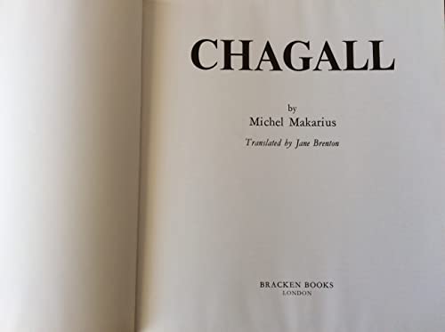 Beispielbild fr Chagall (The masterworks) zum Verkauf von WorldofBooks
