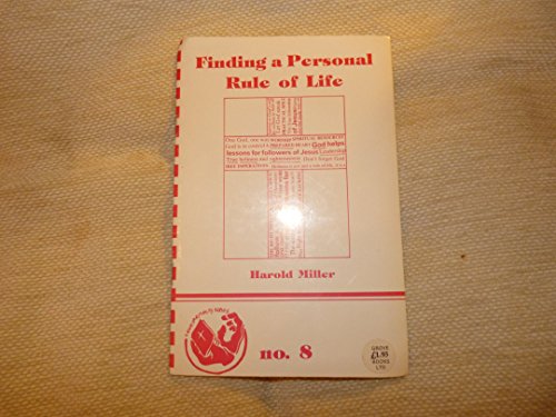 Stock image for Finding a Personal Rule of Life: No. 8 (Spirituality S.) for sale by WorldofBooks