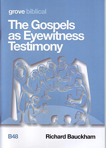 Stock image for The Gospels as Eyewitness Testimony (Biblical Series) for sale by WorldofBooks
