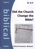 Stock image for Did the Church Change the Bible? (Biblical) for sale by WorldofBooks
