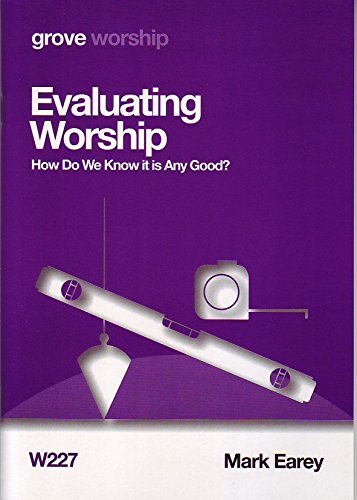 Beispielbild fr Evaluating Worship zum Verkauf von WorldofBooks