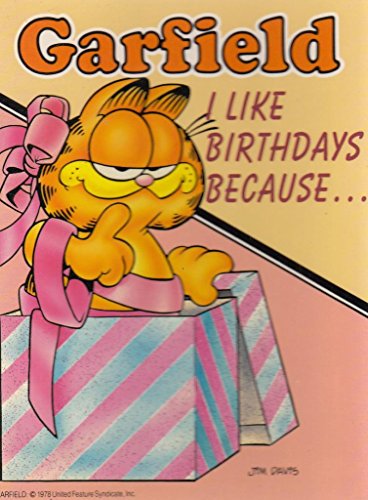 Garfield-I Like Birthdays Because.... (9781851761524) by Jim Davis