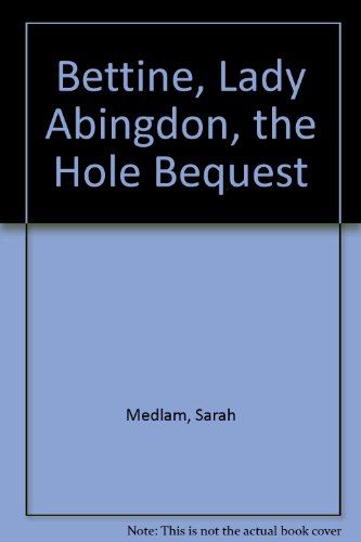 The Bettine, Lady Abingdon Collection