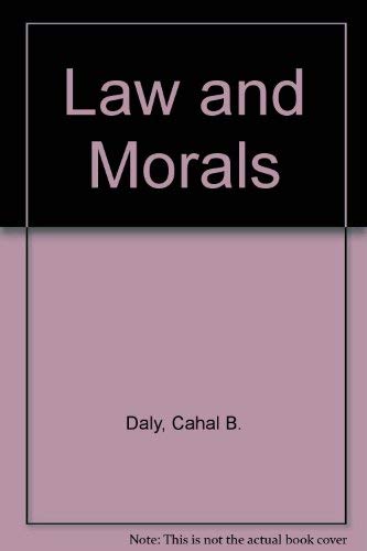 Stock image for Law and Morals for sale by Kennys Bookstore