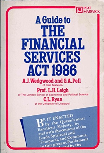 A Guide to the Financial Services Act 1986 (9781851850501) by Wedgwood, A.; Et Al