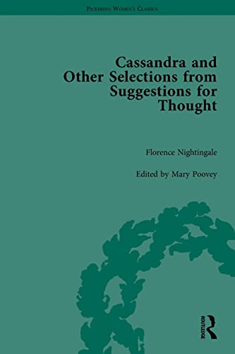 Beispielbild fr Cassandra and Other Selections from Suggestions for Thought (Pickering Women's Classics) zum Verkauf von Phatpocket Limited